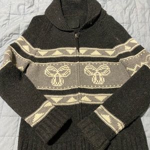 TNA Wool Zip-Up Sweater